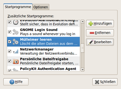 Gnome – Mülleimer automatisch leeren